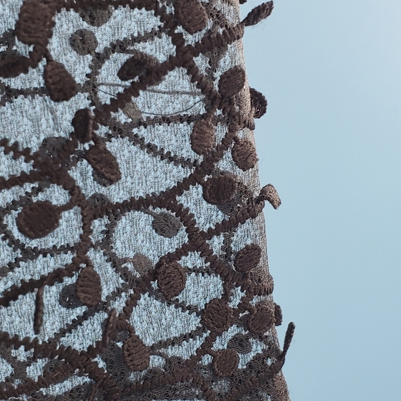 Lulumari black lace sheer long sleeve top - Picture 3 of 11